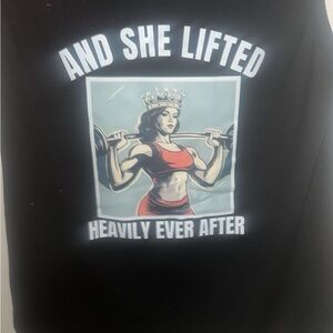 Black Graphic Women's Top